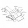 Urządzenie do trakcji Saunders Cervical Home Traction