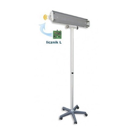 Lampa bakteriobójcza bezpośredniego działania NBV 2x30 PL z licznikiem czasu pracy z wyświetlaczem 4-polowym
