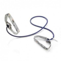 Tubing Thera Band 1,4 metra z elastycznymi uchwytami – niebieski (opór extra mocny)