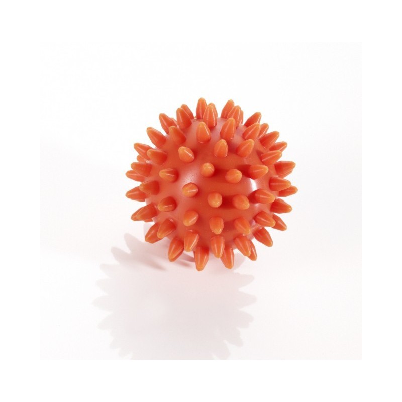 Trener dłoni piłeczka Jeż do ściskania Thera Band pomarańczowa - 6 cm 