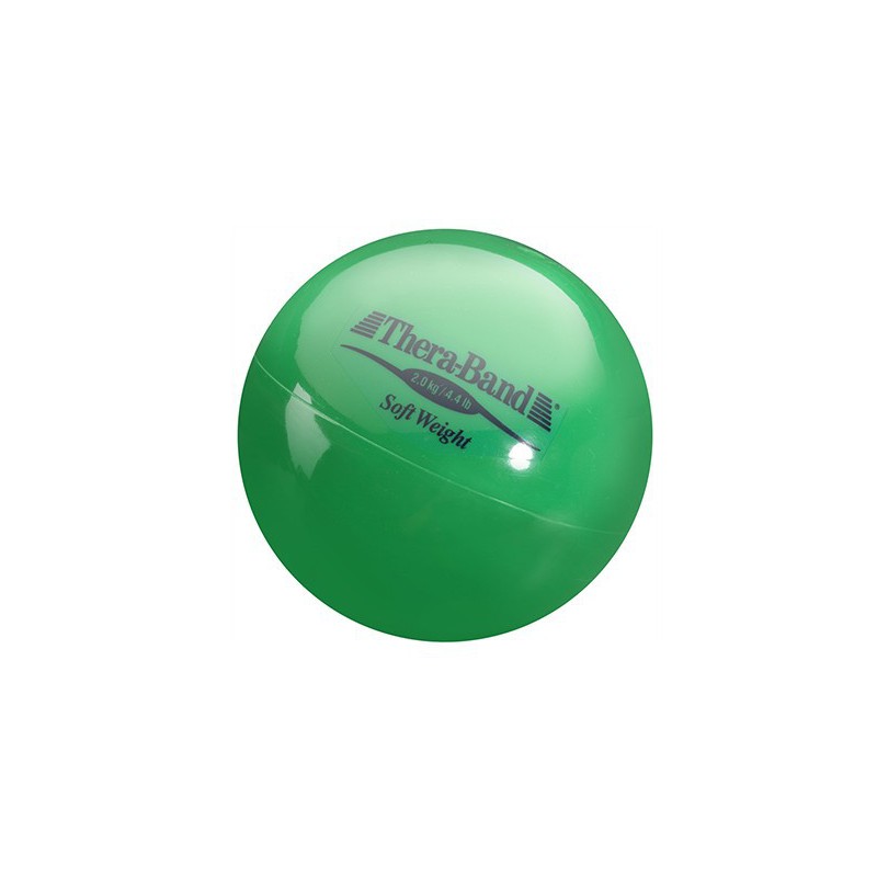  Mała piłka lekarska Thera-Band Soft Weight 2 kg (zielona)