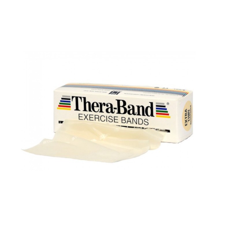 Taśma Thera-Band 2,5m opór bardzo słaby, beżowa