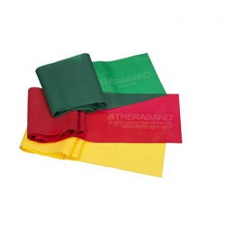 Komplet taśm Thera-Band® mniejszego oporu 3 x 1,5 m żółta, czerwona, zielona