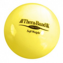 Mała piłka lekarska Thera-Band Soft Weight 1 kg (żółta)