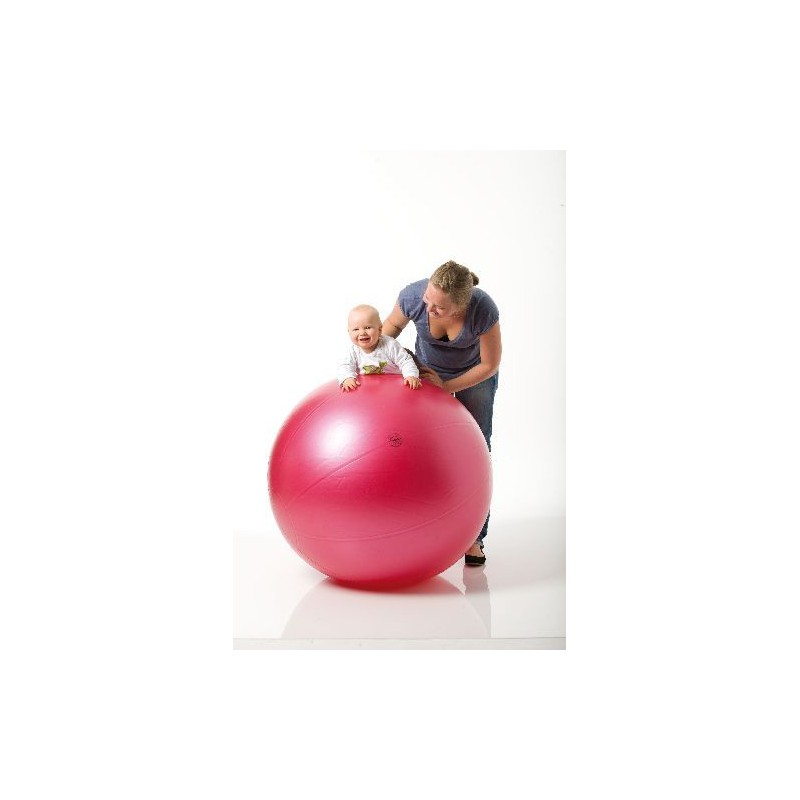 Duża piłka gimnastyczna Puschball ABS Togu 95 cm – rubinowa 